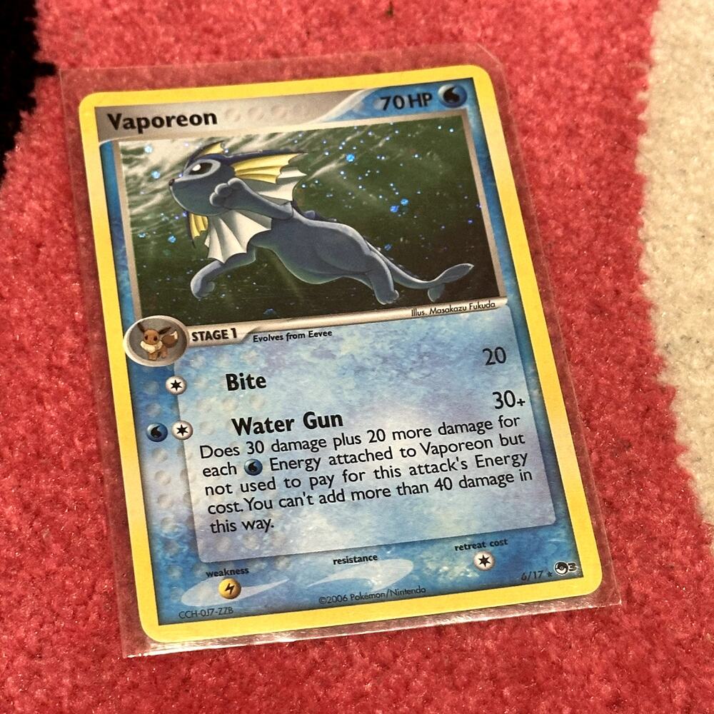 Vaporeon #6 – Pokémon POP Series 3 – Holo – As Pictured